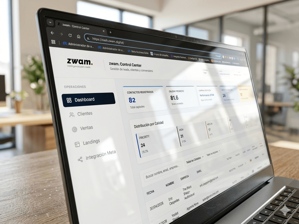 Dashboard de ZWAM